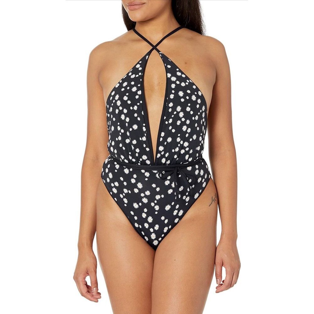 Maaji Orchid Pique Safari swimsuit reversable Size Sm‎